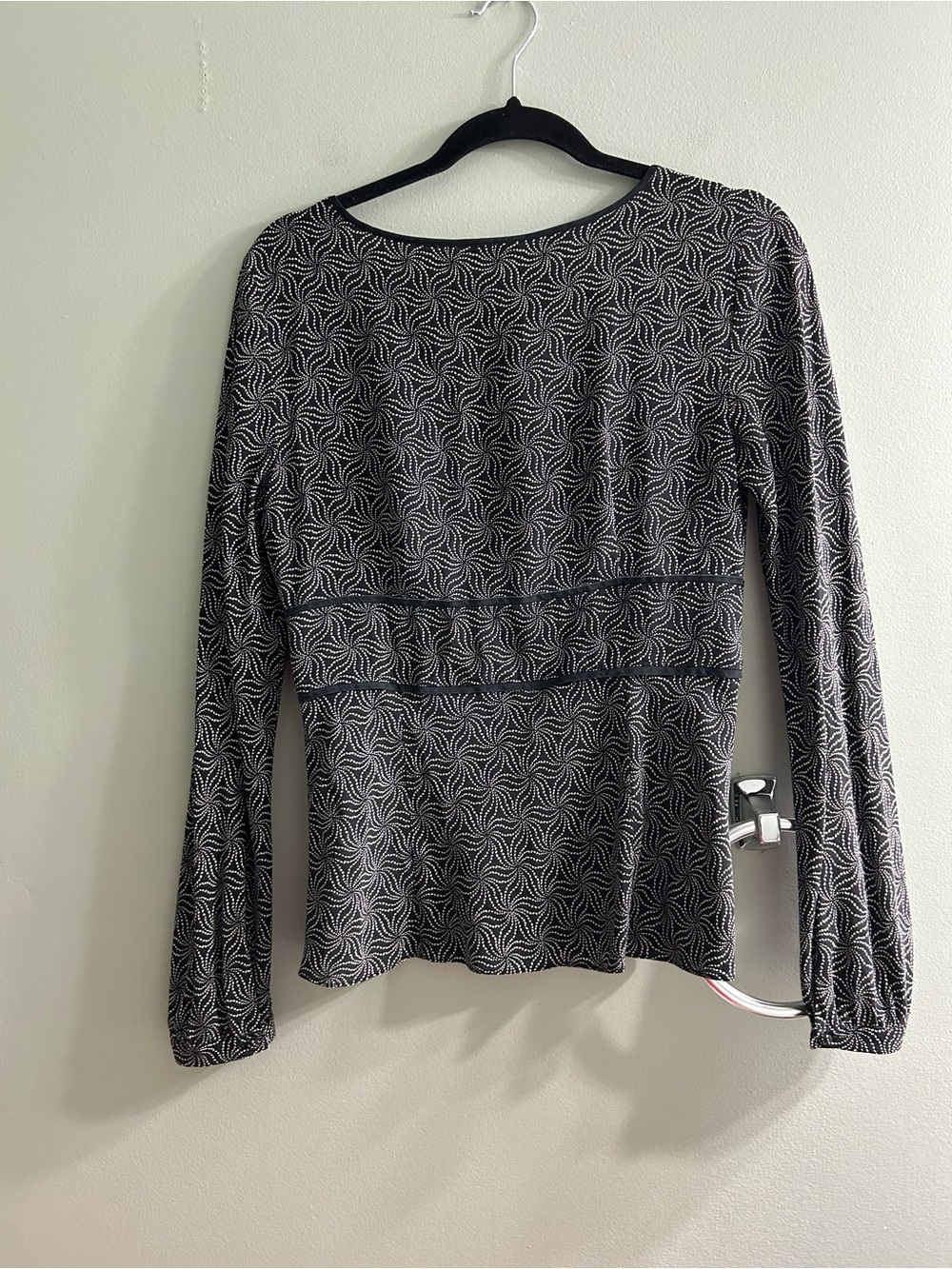 Vintage Ann Taylor silk Y2K top long sleeve - Picture 3 of 6